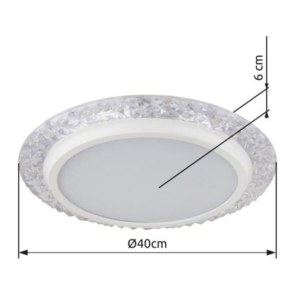 Globo - LED Mennyezeti lámpa LED/22W/230V 3000K átm. 40 cm