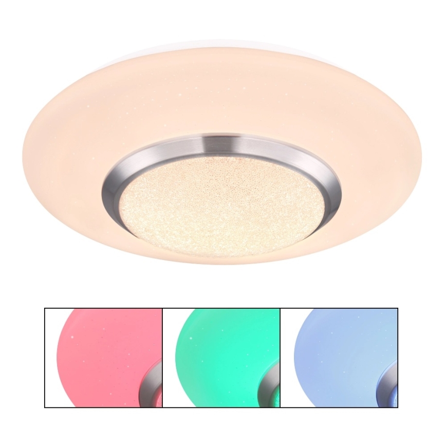 Globo - LED RGBW Dimmelhető mennyezeti lámpa LED/18W/230V 3000K átm. 34 cm