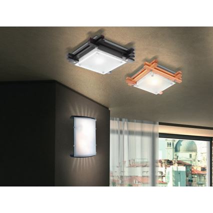 Globo - Mennyezeti lámpa 1xE27/60W/230V fenyő