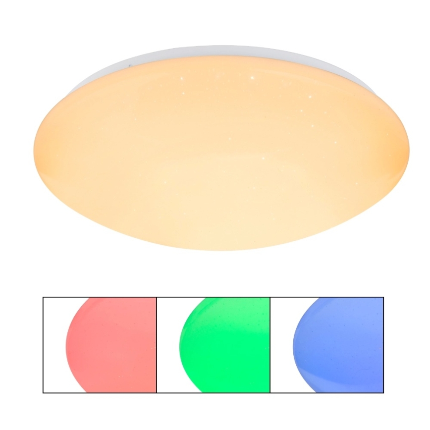 Globo - LED RGB dimmelhető mennyezeti lámpa LED/24W/230V + LED/8W 2700-6500K átmérő 41 cm + távirányító