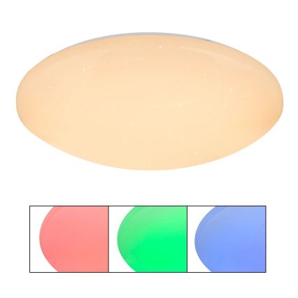 Globo - LED RGB Dimmelhető mennyezeti lámpa LED/48W/230V + LED/10W 2700-6500K átm. 50 cm + távirányító