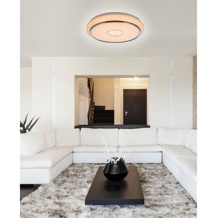 Globo - LED dimmelhető mennyezeti lámpatest LED/40W/230V 2700-6500K + távirányító