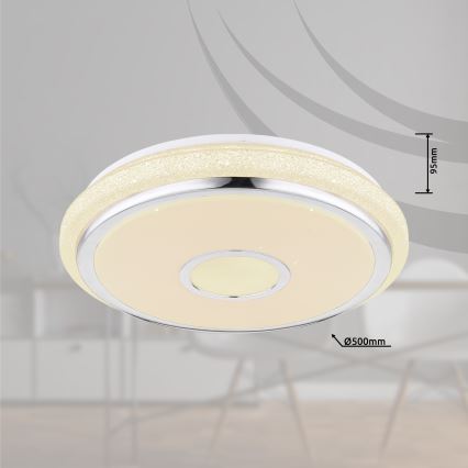 Globo - LED dimmelhető mennyezeti lámpatest LED/40W/230V 2700-6500K + távirányító