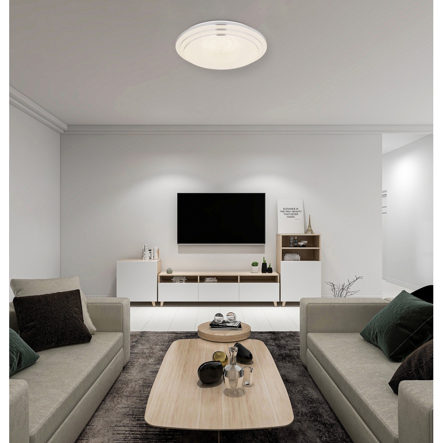 Globo - LED Dimmelhető mennyezeti lámpa LED/18W/230V átm. 40 cm 2700-6500K + távirányítás