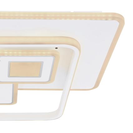 Globo - LED fényerőszabályozható mennyezeti lámpatest LED/50W/230V 2700-6000K Wi-Fi Tuya 50,3x50,3 cm + távirányító