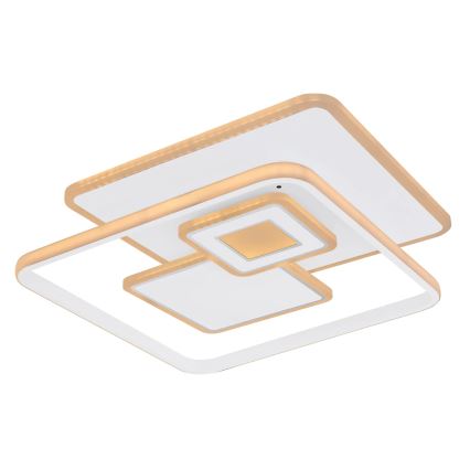Globo - LED fényerőszabályozható mennyezeti lámpatest LED/50W/230V 2700-6000K Wi-Fi Tuya 50,3x50,3 cm + távirányító
