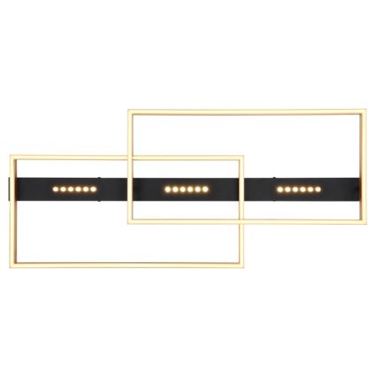 Globo 48461-54 - LED mennyezeti lámpatest LUFFY LED/54W/230V 39,8x90 cm fekete/arany