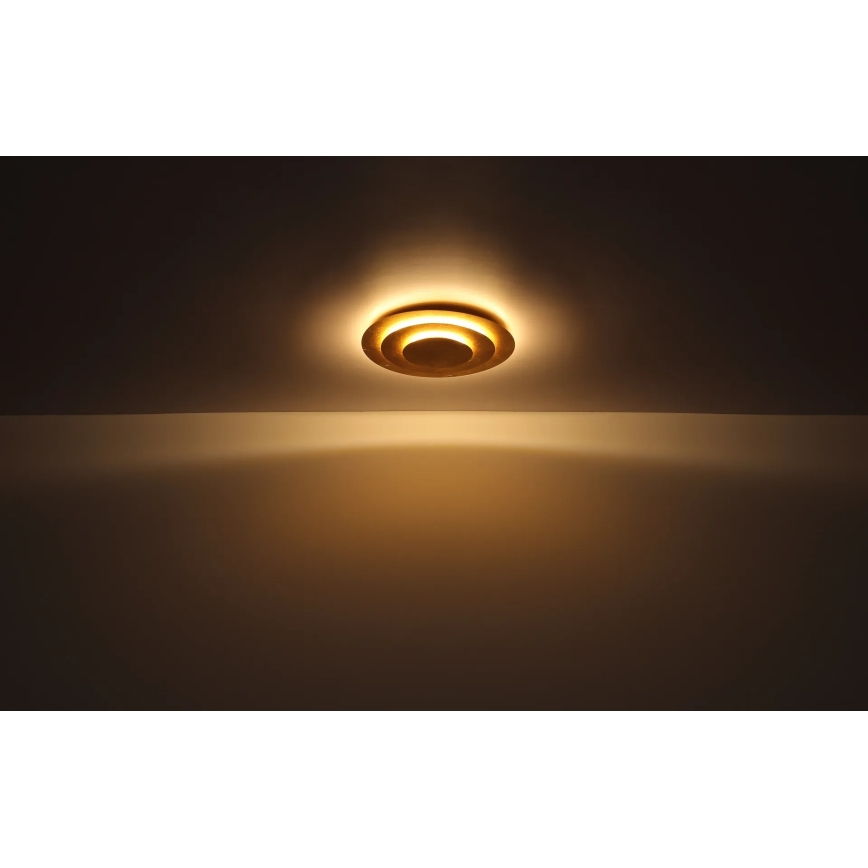 Globo - LED mennyezeti lámpatest, 18W, 230V, 3000K, átm. 18 cm, arany