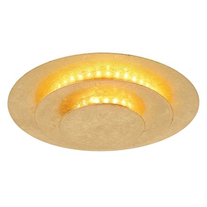 Globo - LED mennyezeti lámpatest, 18W, 230V, 3000K, átm. 18 cm, arany