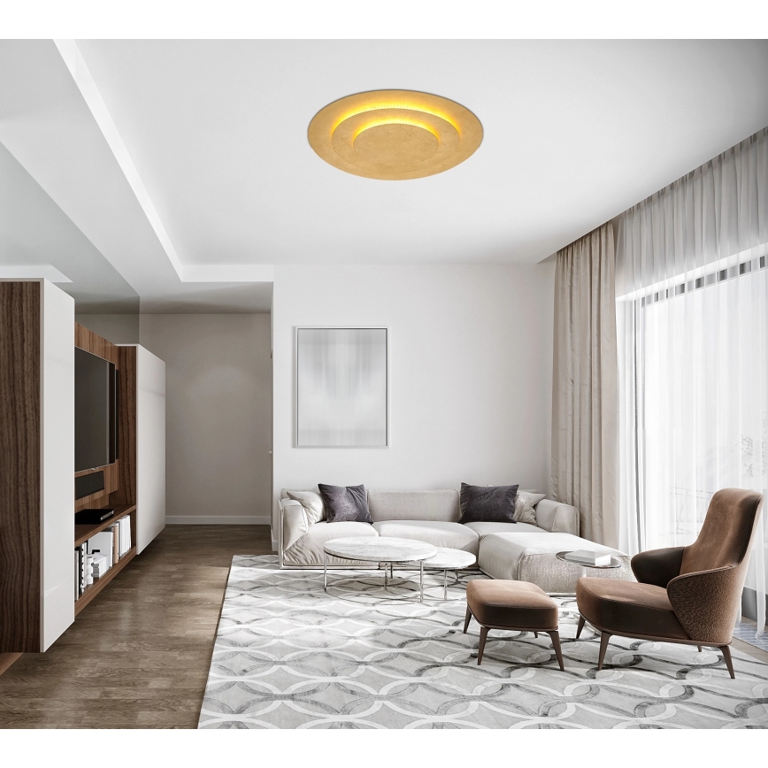 Globo - LED mennyezeti lámpa LED/40W/230V 3000K átm. 49 cm arany