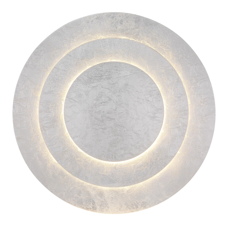 Globo - LED mennyezeti lámpa, 40 W, 230 V, 3000 K, Ø 49 cm, ezüst