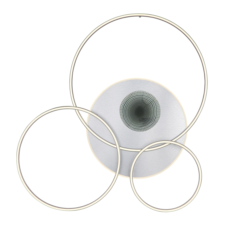 Globo - LED fényerőszabályozható mennyezeti lámpatest LED/70W/230V 2700-6500K matt króm + távirányító