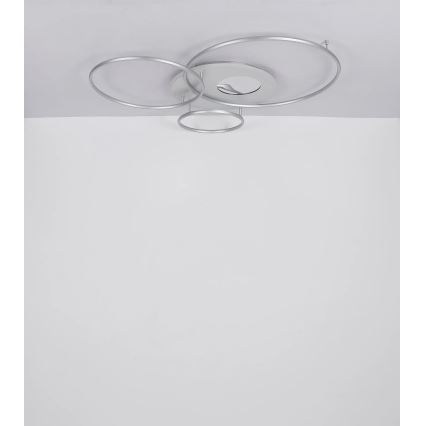 Globo - Dimmelhető LED mennyezeti lámpa LED/70W/230V 2700-6500K Wi-Fi Tuya matt króm + távirányítóval