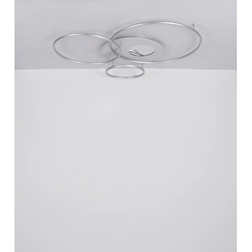 Globo - Dimmelhető LED mennyezeti lámpa LED/70W/230V 2700-6500K Wi-Fi Tuya matt króm + távirányítóval