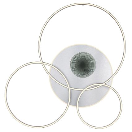 Globo - Dimmelhető LED mennyezeti lámpa LED/70W/230V 2700-6500K Wi-Fi Tuya matt króm + távirányítóval