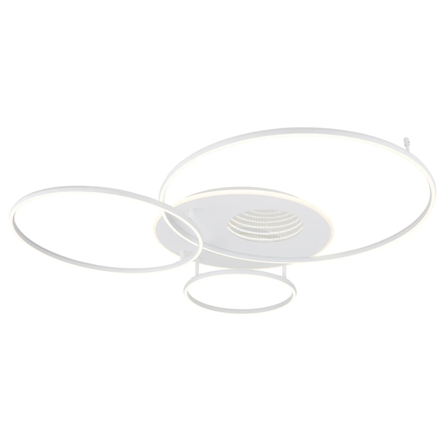 Globo - LED Fényerőszabályozható mennyezeti lámpatest LED/70W/230V 2700-6500K 105x26,5 cm fehér + távirányító