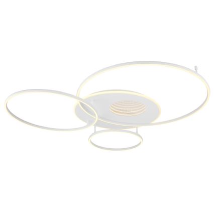 Globo - LED Fényerőszabályozható mennyezeti lámpatest LED/70W/230V 2700-6500K 105x26,5 cm fehér + távirányító