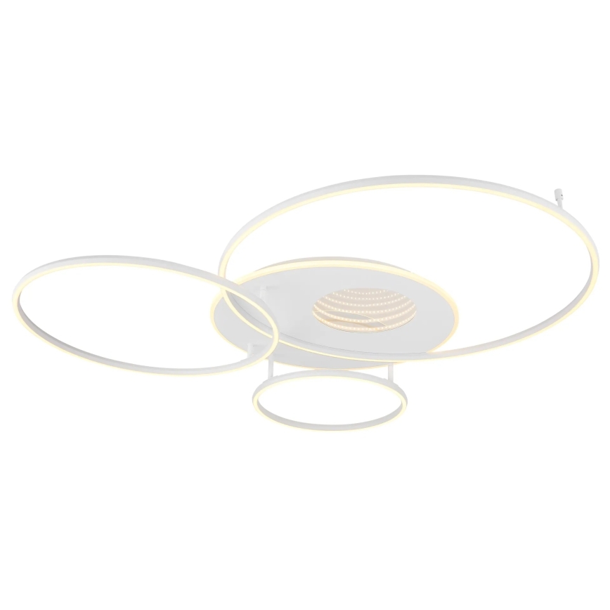 Globo - LED Fényerőszabályozható mennyezeti lámpatest LED/70W/230V 2700-6500K 105x26,5 cm fehér + távirányító