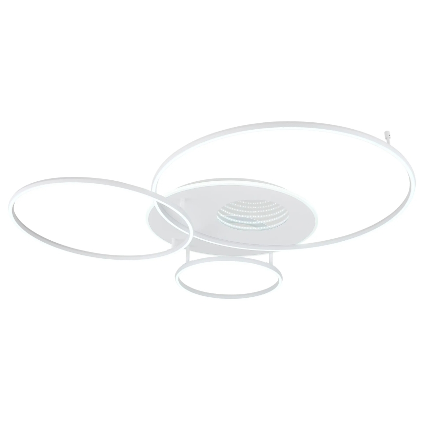 Globo - LED Fényerőszabályozható mennyezeti lámpatest LED/70W/230V 2700-6500K 105x26,5 cm fehér + távirányító