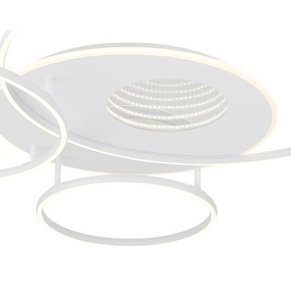Globo - LED Fényerőszabályozható mennyezeti lámpatest LED/70W/230V 2700-6500K 105x26,5 cm fehér + távirányító