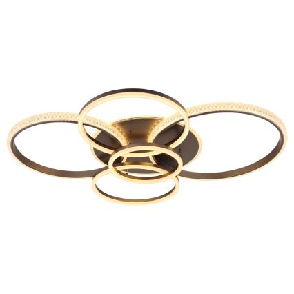 Globo - LED Mennyezeti lámpa LED/70W/230V 3000K 88x110 cm antracit