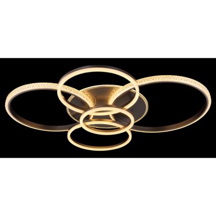 Globo - LED Mennyezeti lámpa LED/70W/230V 3000K 88x110 cm antracit