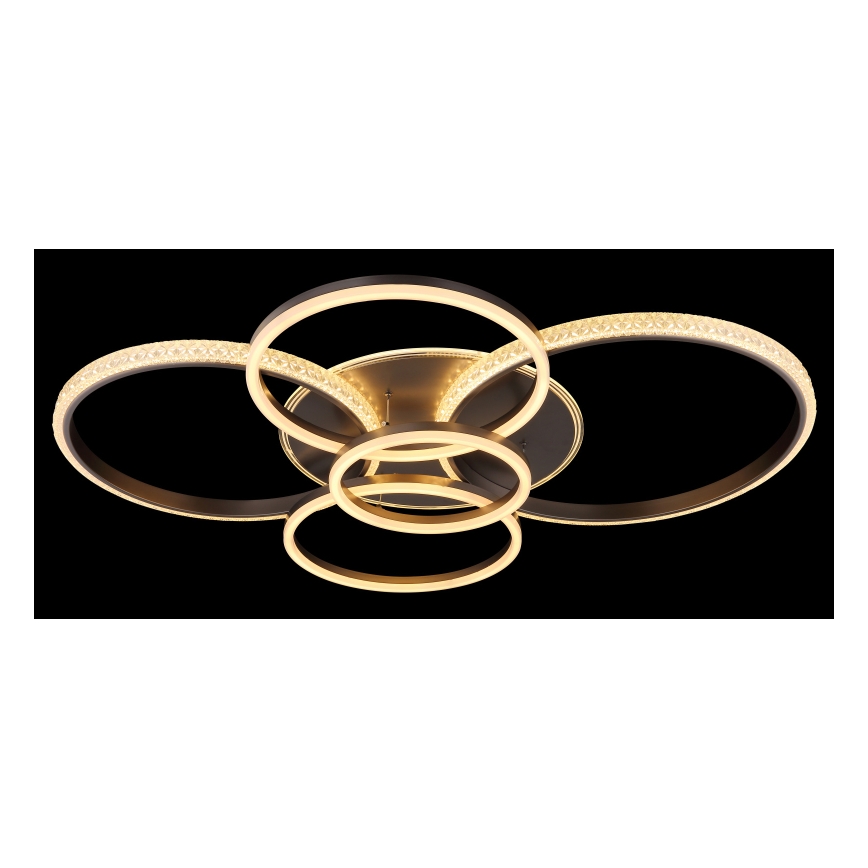 Globo - LED Mennyezeti lámpa LED/70W/230V 3000K 88x110 cm antracit