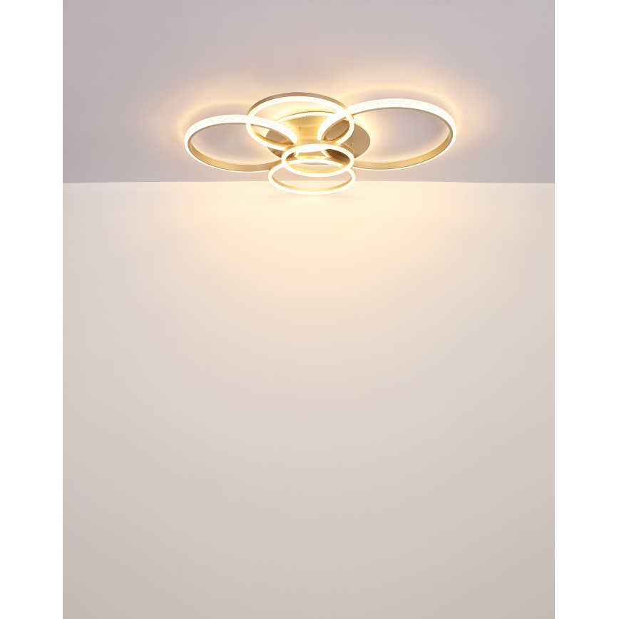 Globo - LED Mennyezeti lámpa LED/70W/230V 3000K 88x110 cm bézs