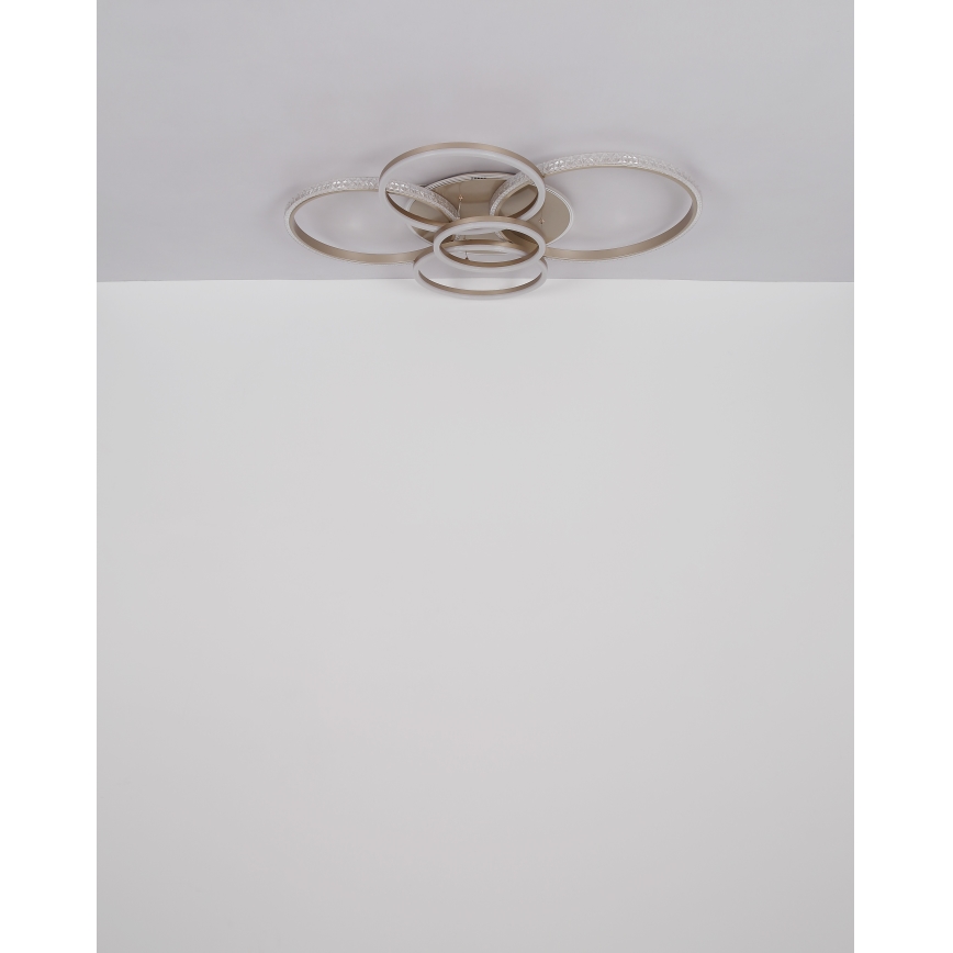 Globo - LED Mennyezeti lámpa LED/70W/230V 3000K 88x110 cm bézs