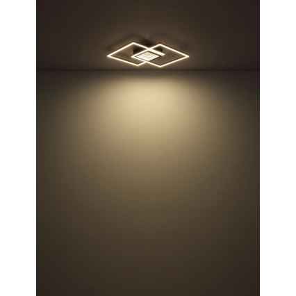 Globo - LED dimmelhető mennyezeti lámpatest LED/32W/230V 2700-6500K 42,6x42,6 cm fekete + távirányító