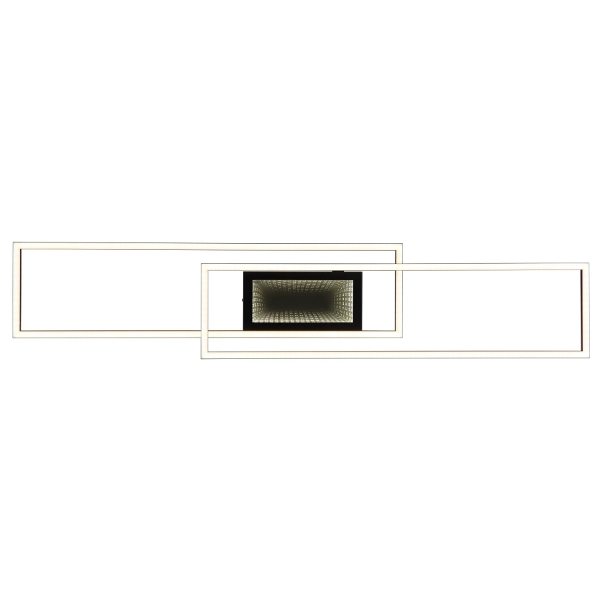 Globo - LED dimmelhető mennyezeti lámpatest LED/42W/230V 2700-6500K 19,6x96 cm fekete + távirányítóval