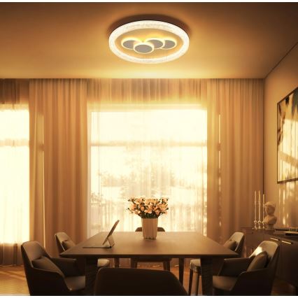 Globo - LED mennyezeti lámpa LED/40W/230V 3000K átm. 49,5 cm arany
