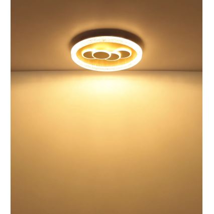Globo - LED mennyezeti lámpa LED/40W/230V 3000K átm. 49,5 cm arany