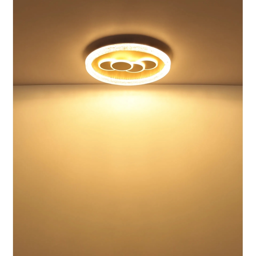 Globo - LED mennyezeti lámpa LED/40W/230V 3000K átm. 49,5 cm arany