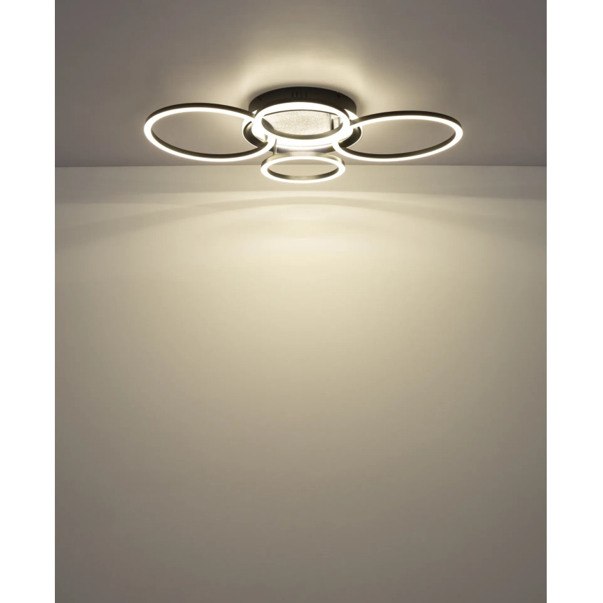 Globo - LED mennyezeti lámpa LED/40W/230V 4000K 72x52 cm fekete