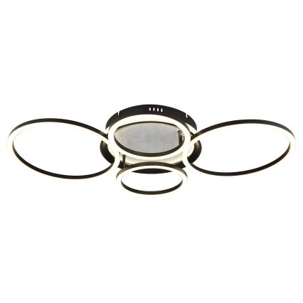 Globo - LED mennyezeti lámpa LED/40W/230V 4000K 72x52 cm fekete