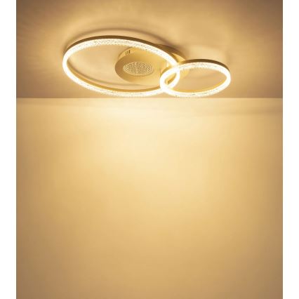 Globo - LED mennyezeti lámpa LED/30W/230V 3000K 70x50 cm bézs