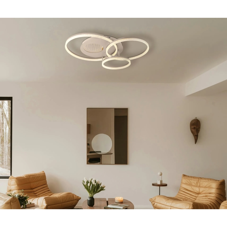 Globo - LED mennyezeti lámpatest LED/40W/230V 3000K 78x60 cm bézs