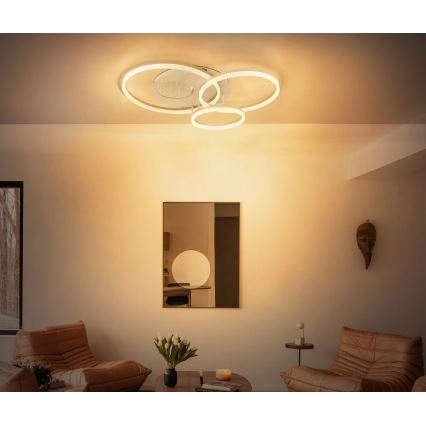 Globo - LED mennyezeti lámpatest LED/40W/230V 3000K 78x60 cm bézs