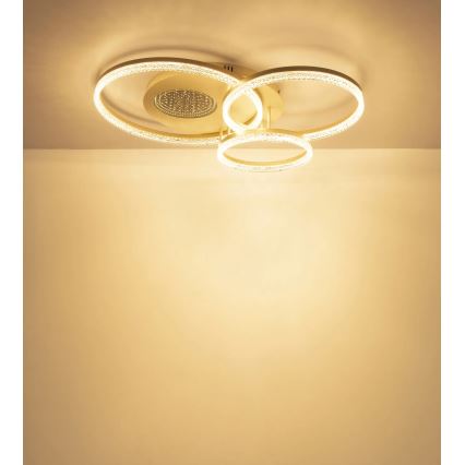 Globo - LED mennyezeti lámpatest LED/40W/230V 3000K 78x60 cm bézs