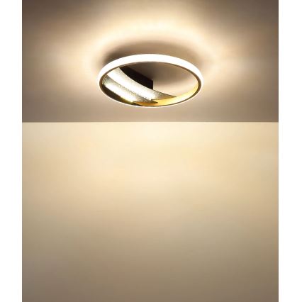 Globo - LED mennyezeti lámpa LED/12W/230V 3000/4000/6000K Ø 29,5 cm aranyszínű