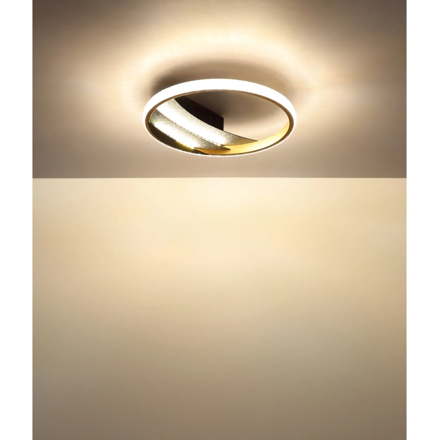 Globo - LED mennyezeti lámpa LED/12W/230V 3000/4000/6000K Ø 29,5 cm aranyszínű