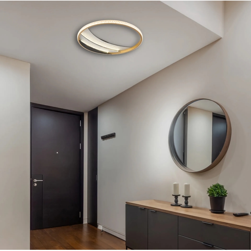 Globo - LED mennyezeti lámpatest LED/24W/230V 3000/4000/6000K átm. 41 cm aranyszínű