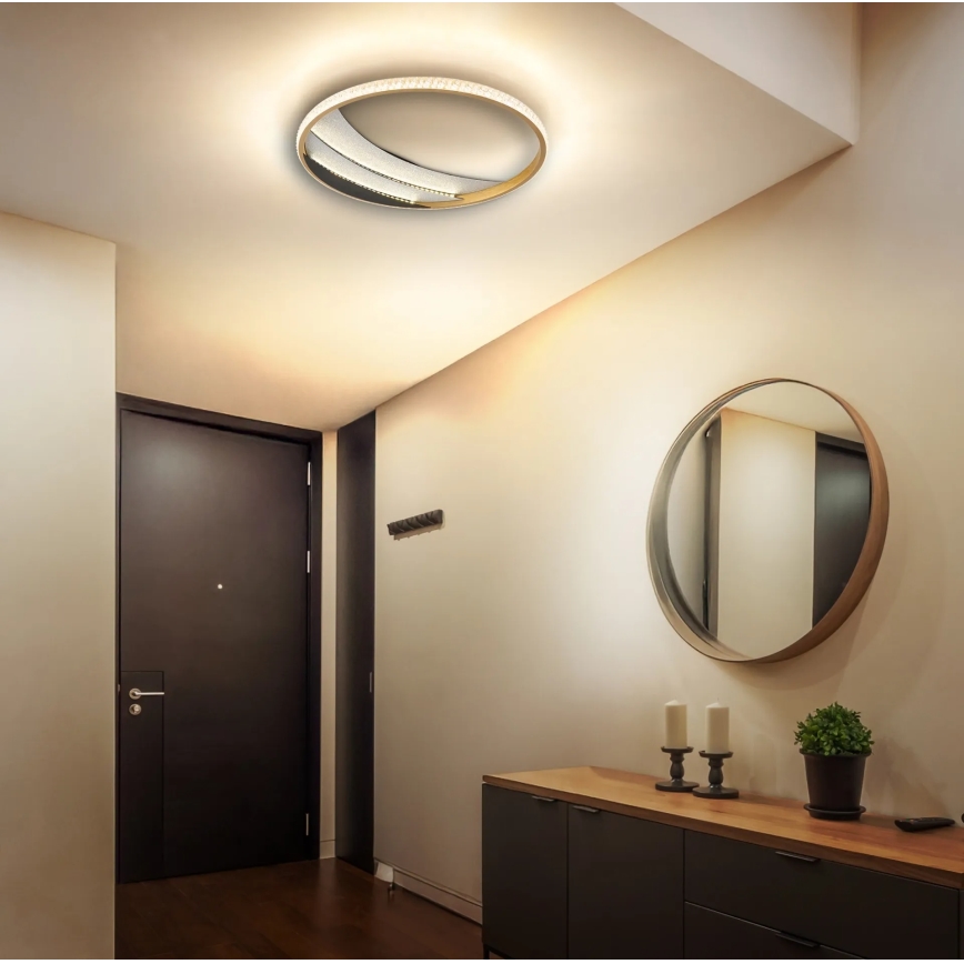 Globo - LED mennyezeti lámpatest LED/24W/230V 3000/4000/6000K átm. 41 cm aranyszínű