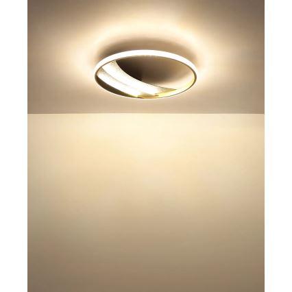 Globo - LED mennyezeti lámpatest LED/24W/230V 3000/4000/6000K átm. 41 cm aranyszínű