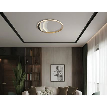 Globo - LED mennyezeti lámpatest LED/40W/230V 3000/4000/6000K átm. 52 cm arany