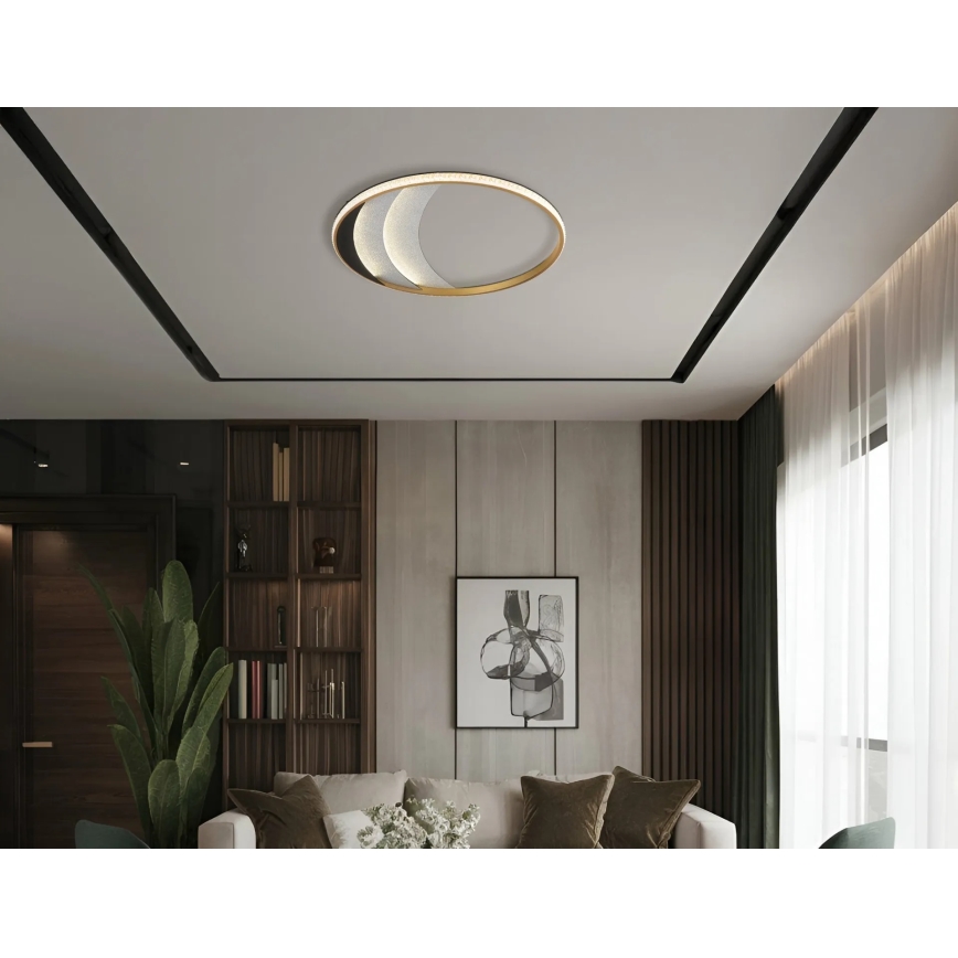 Globo - LED mennyezeti lámpatest LED/40W/230V 3000/4000/6000K átm. 52 cm arany