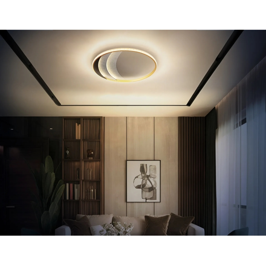 Globo - LED mennyezeti lámpatest LED/40W/230V 3000/4000/6000K átm. 52 cm arany