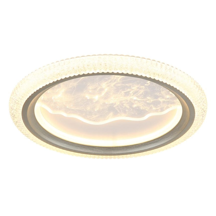 Globo - LED mennyezeti lámpatest LED/28W/230V, választható 3000/4200/6000 K, átm. 39,5 cm, ezüstszínű