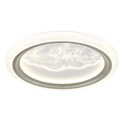 Globo - LED mennyezeti lámpatest LED/28W/230V, választható 3000/4200/6000 K, átm. 39,5 cm, ezüstszínű